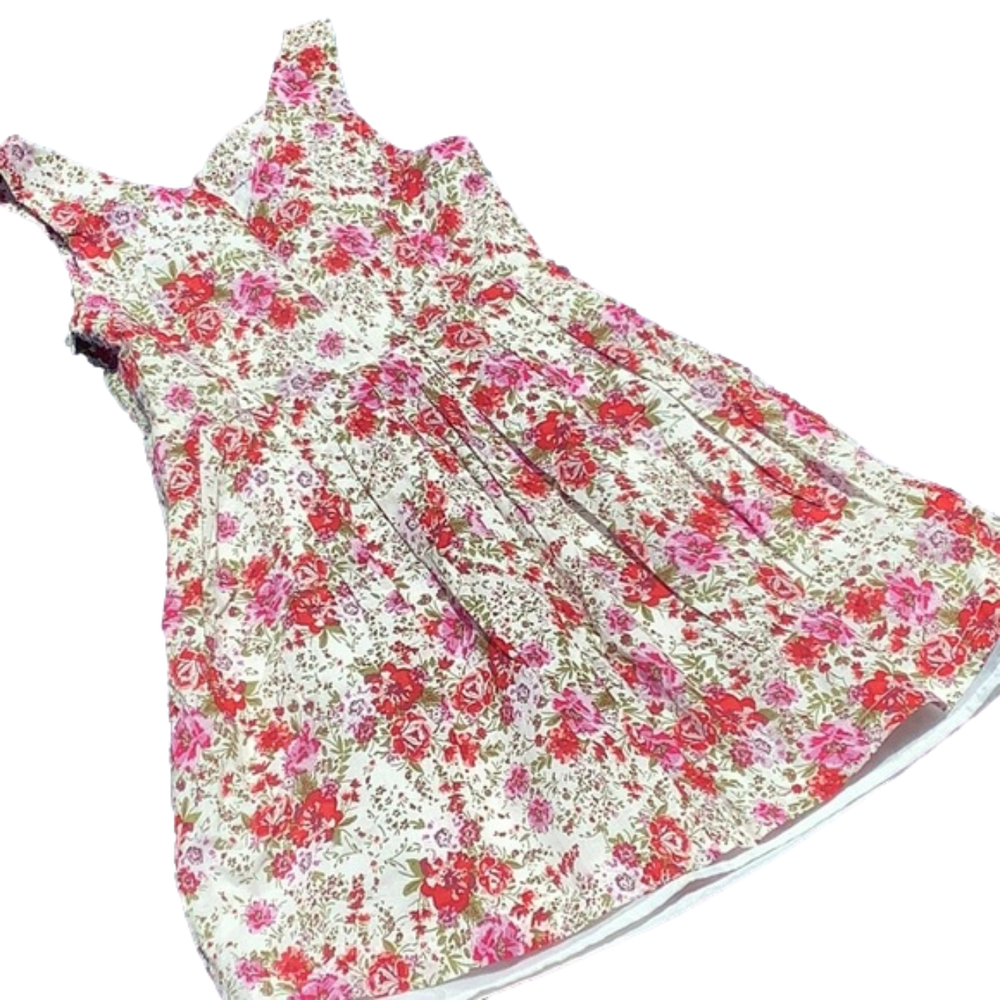 H&M Jr Floral Sleeveless Dress Sz M